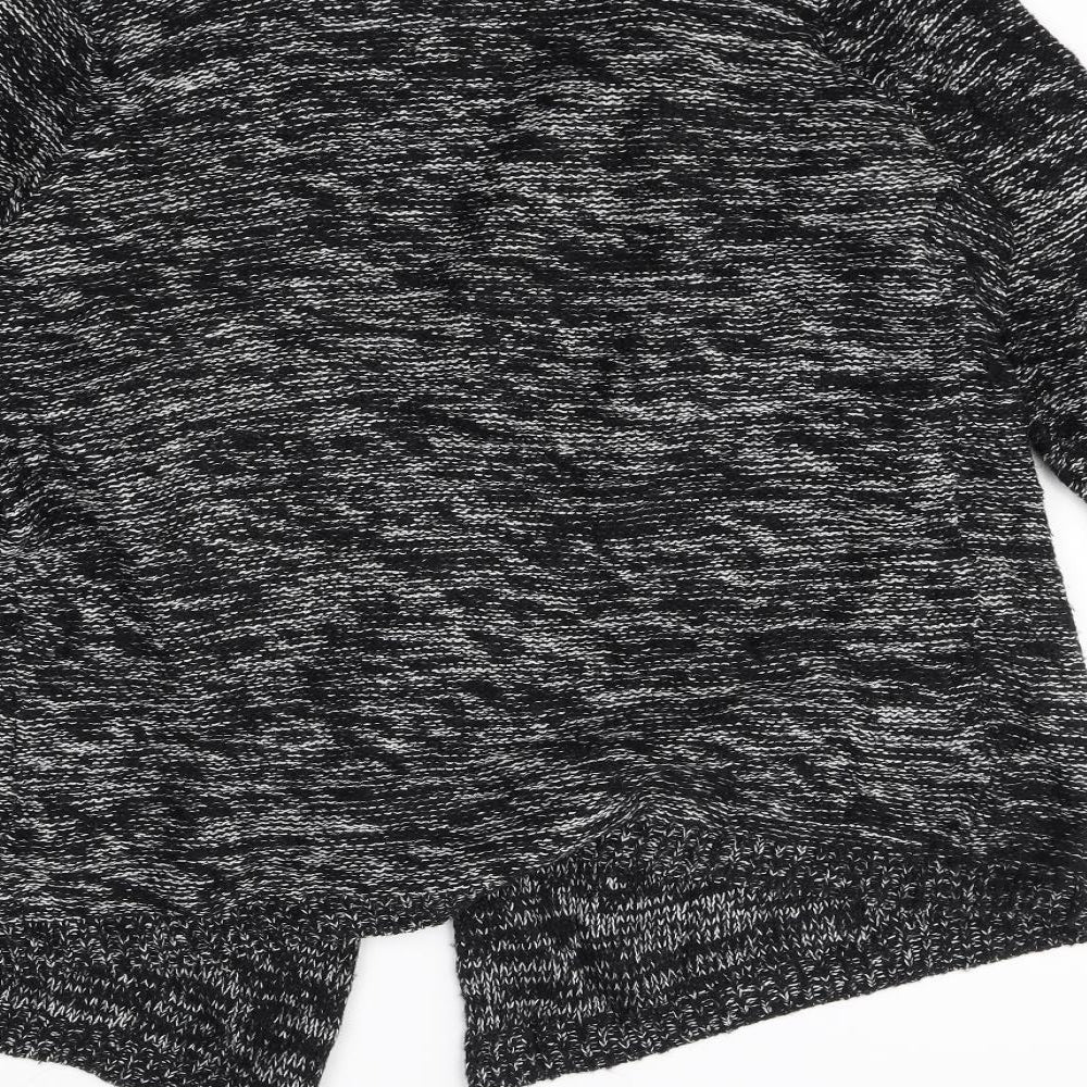 Preworn Womens Black Cardigan Jumper Size 14