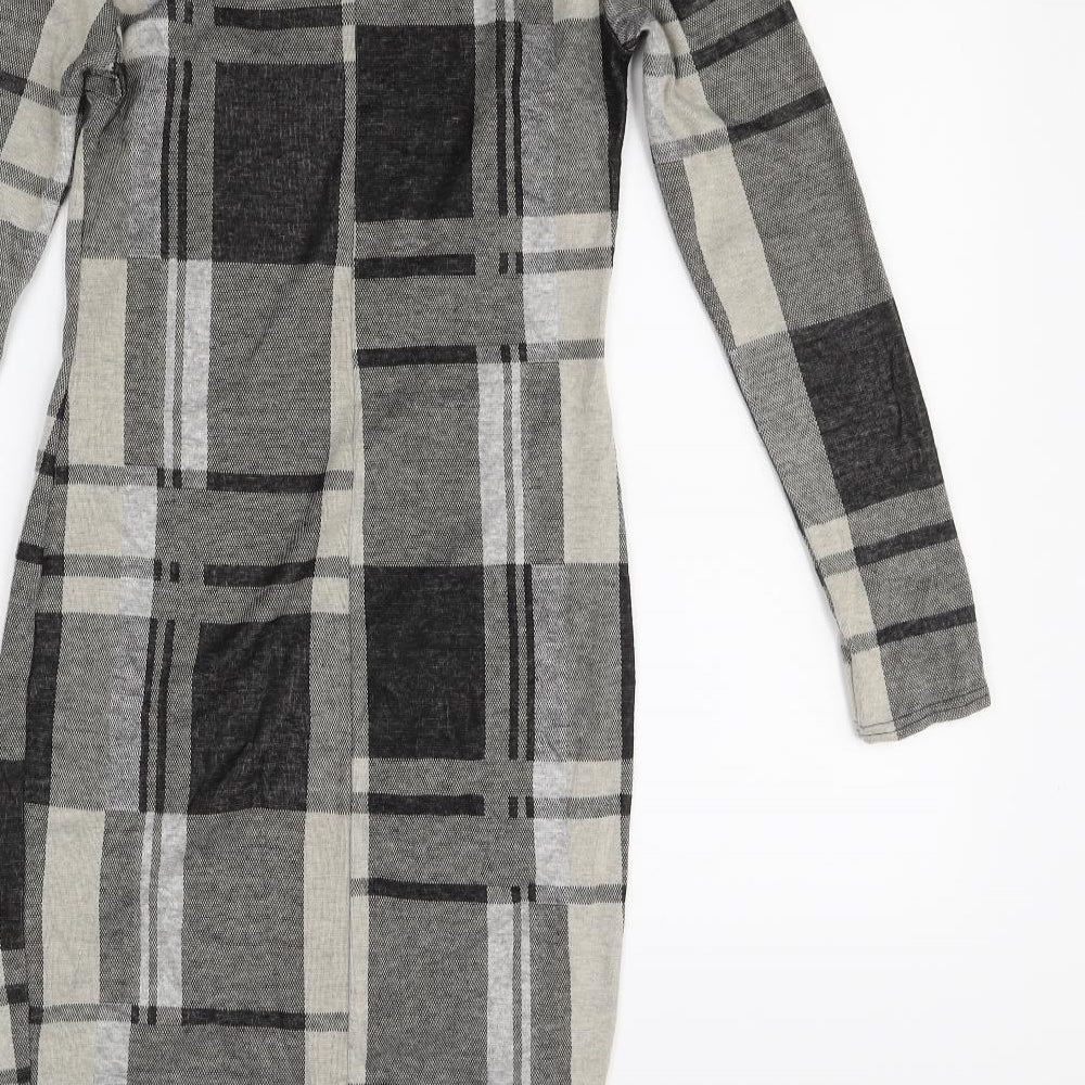 New Look Womens Multicoloured Check Mini Size 10