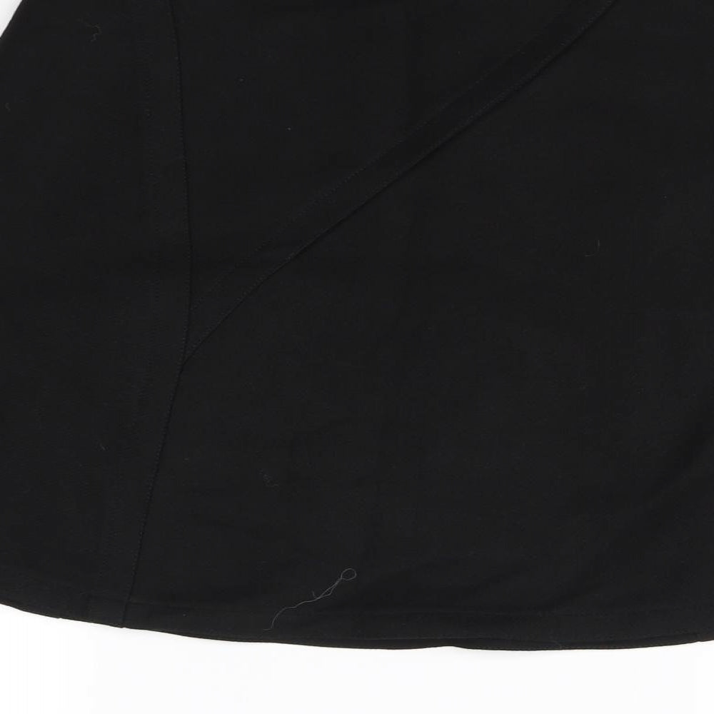 H&M Womens Black Flare Skirt Size 6