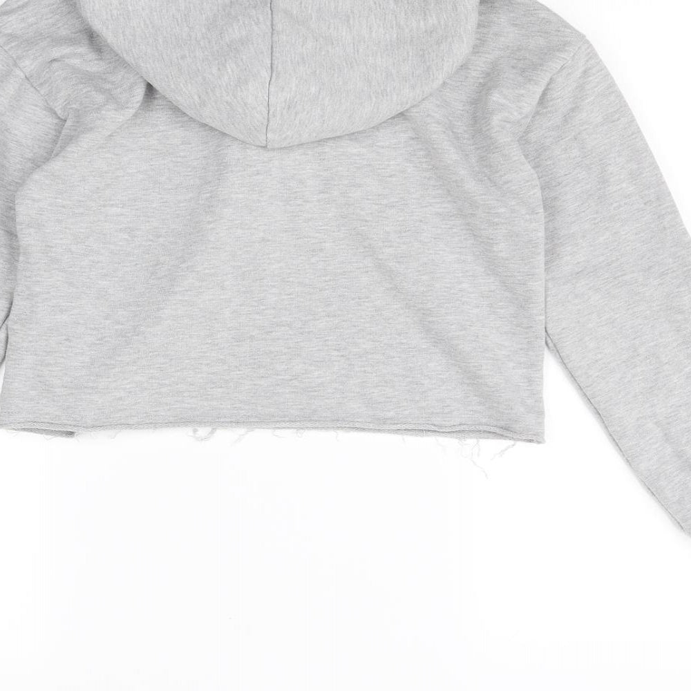 Primark Womens Grey Pullover Hoodie Size 4