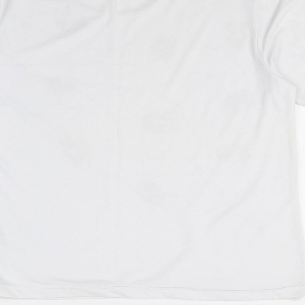 germany Womens White Basic T-Shirt Size 2XL