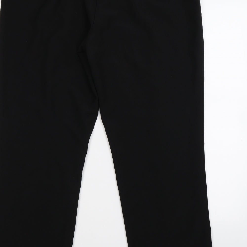 viva vi Womens Black Dress Pants Trousers Size 16 L27 in - Slimming