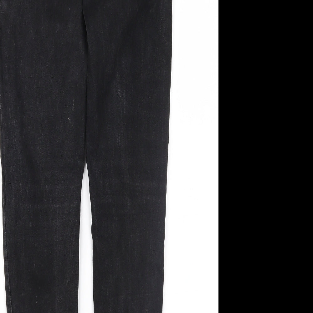 Asylum Womens Black Denim Skinny Jeans Size 30 in L29 in