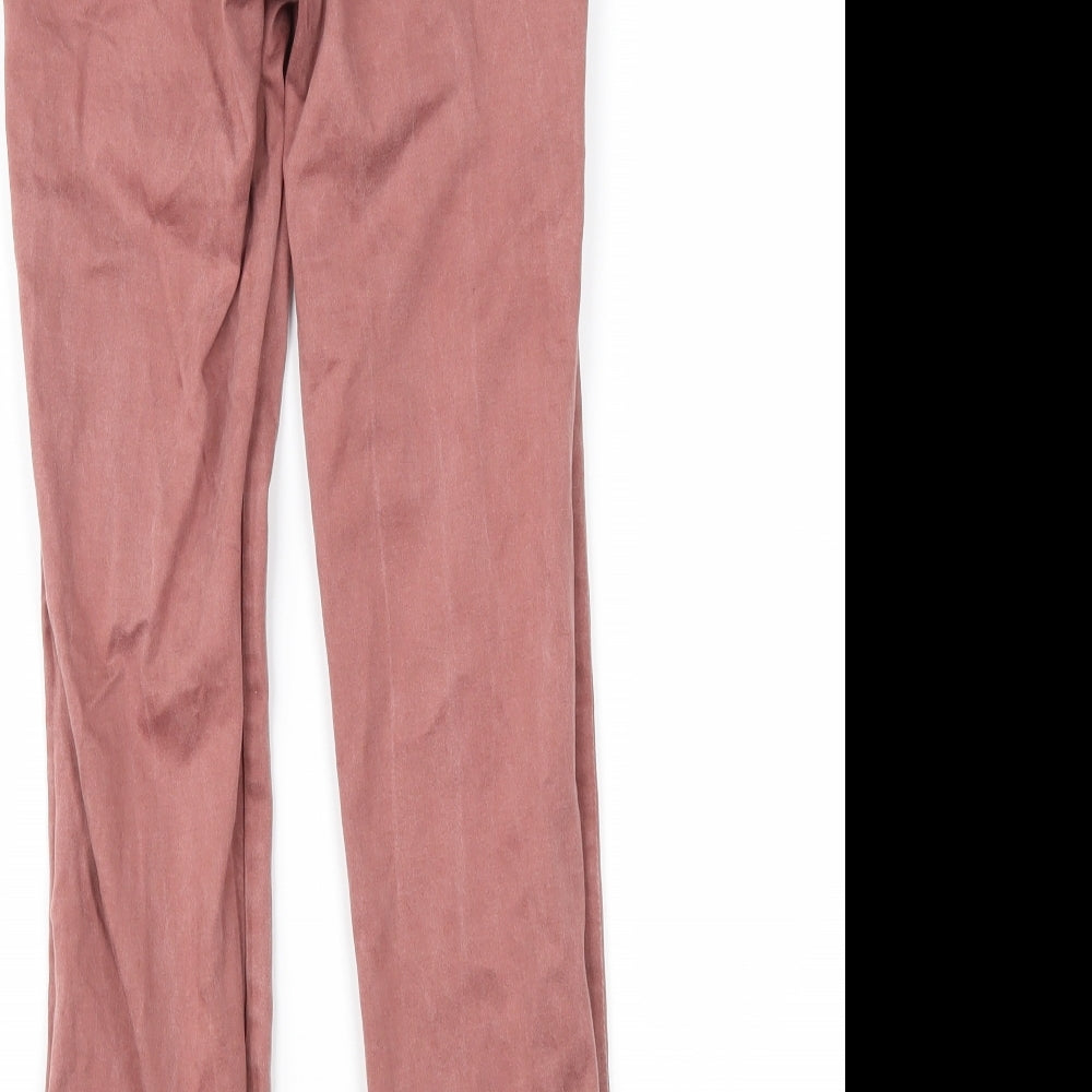 Zara Girls Pink Denim Skinny Jeans Size 10 Years