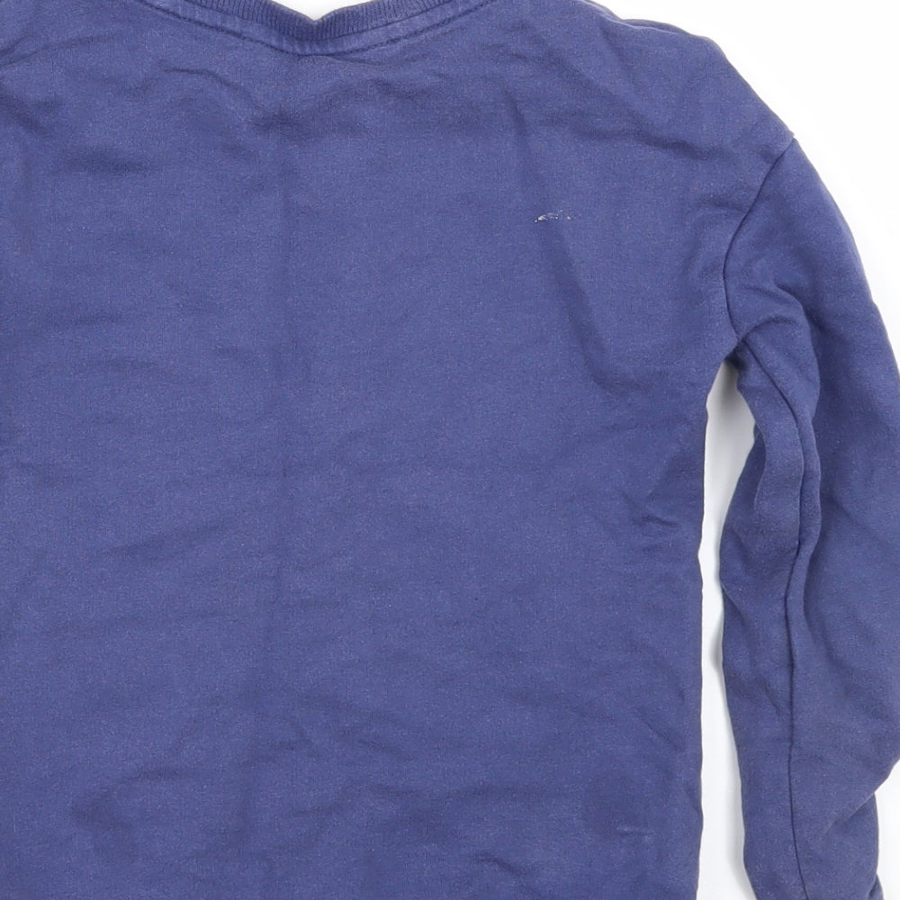 George Girls Blue Pullover Sweatshirt Size 6-7 Years