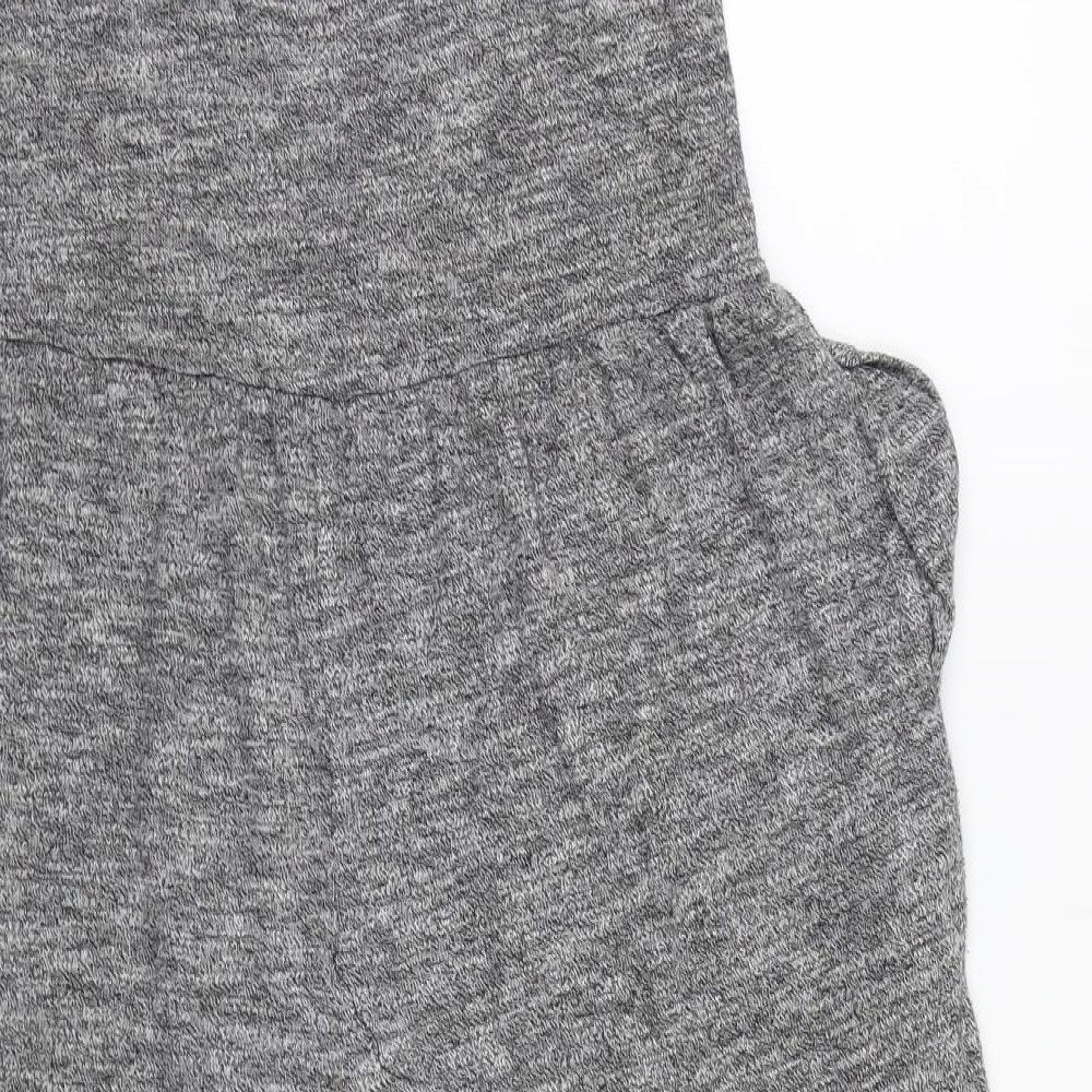 Stitch &Pieces Womens Grey Bodysuit One-Piece Size S L16 in