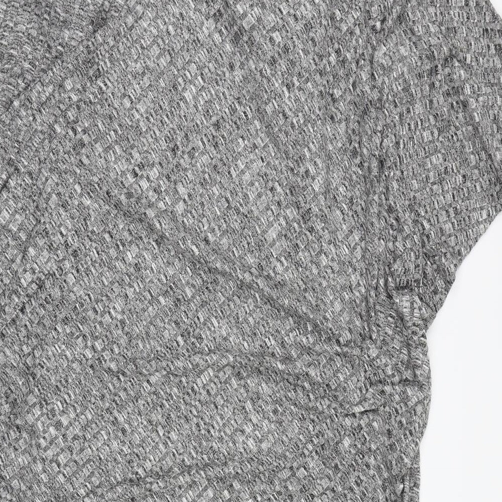 Cameo Rose Womens Grey Wrap Jumper Size M