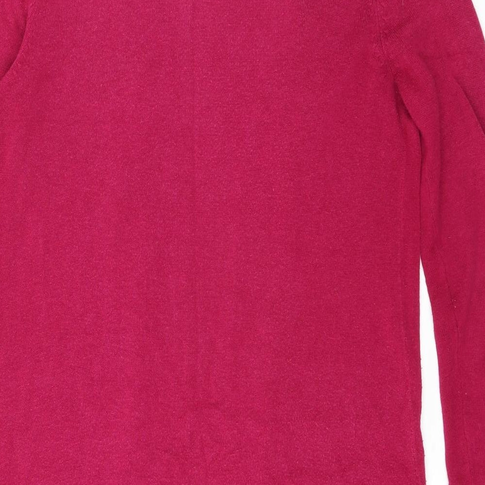Marks and Spencer Womens Purple Cardigan Jumper Size XS