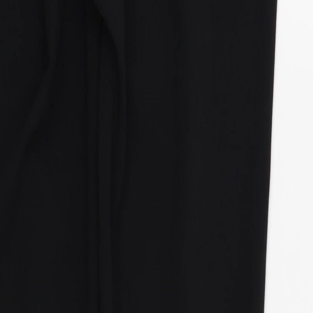 asyou Womens Black Trousers Size 10 L32 in