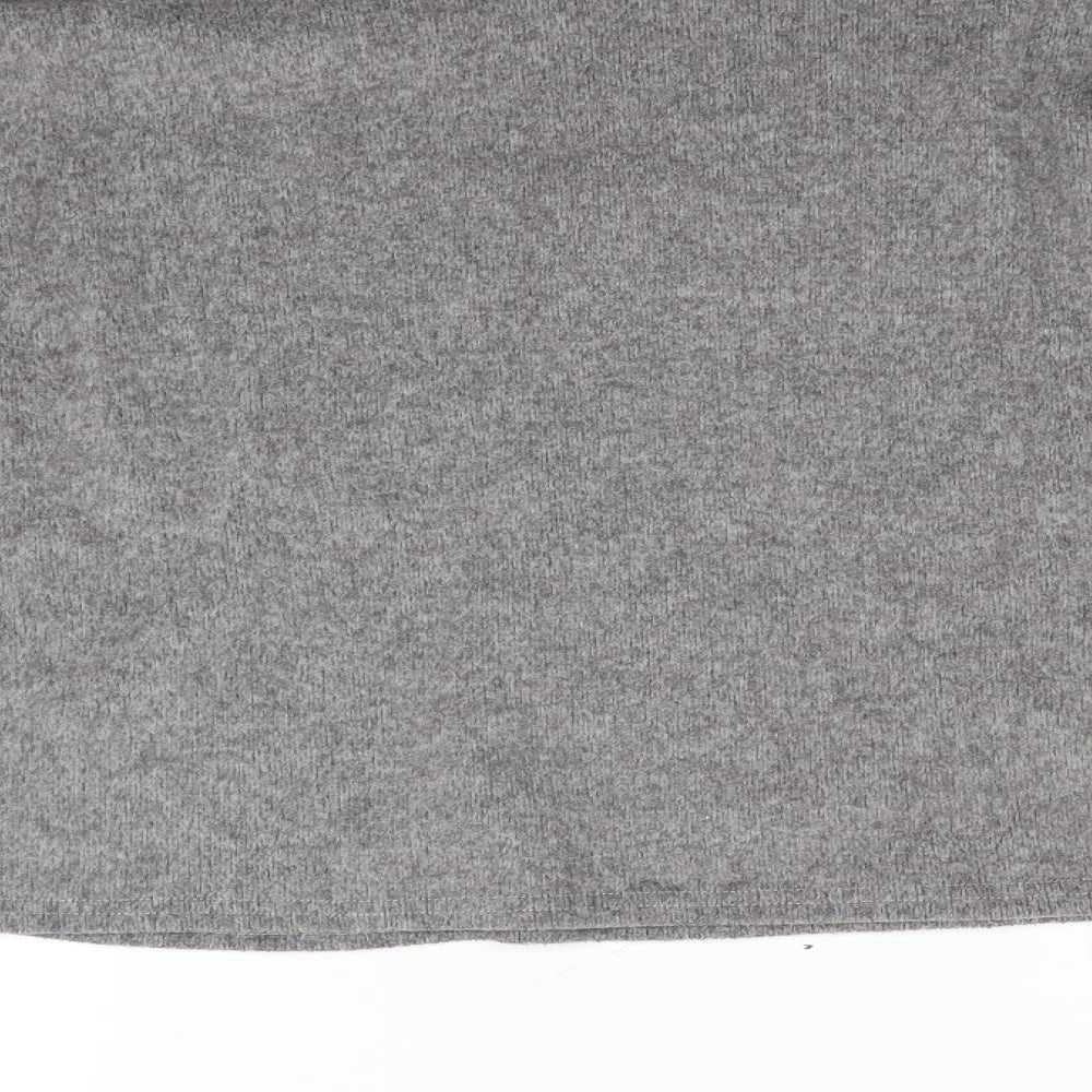 New Look Womens Grey Knit Pullover Jumper Size M
