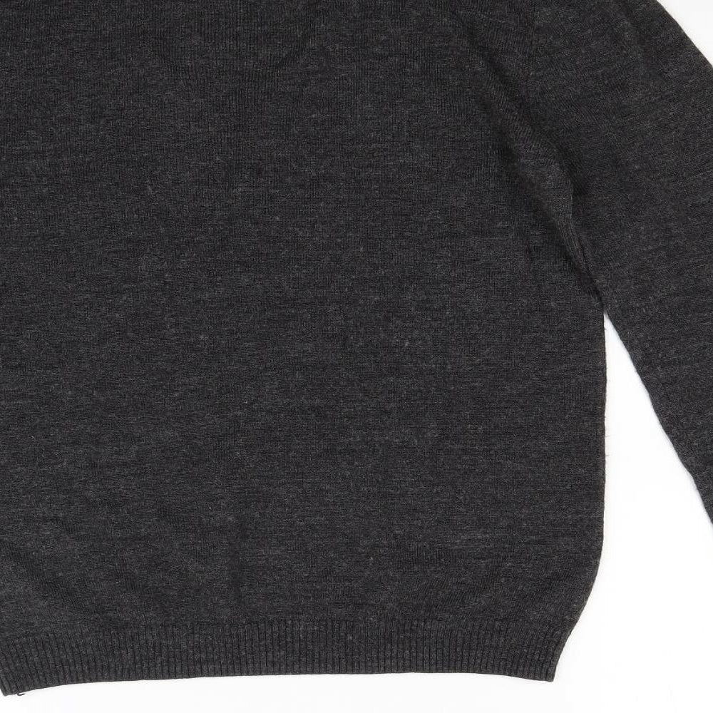 Oasis Womens Grey Knit Pullover Jumper Size M