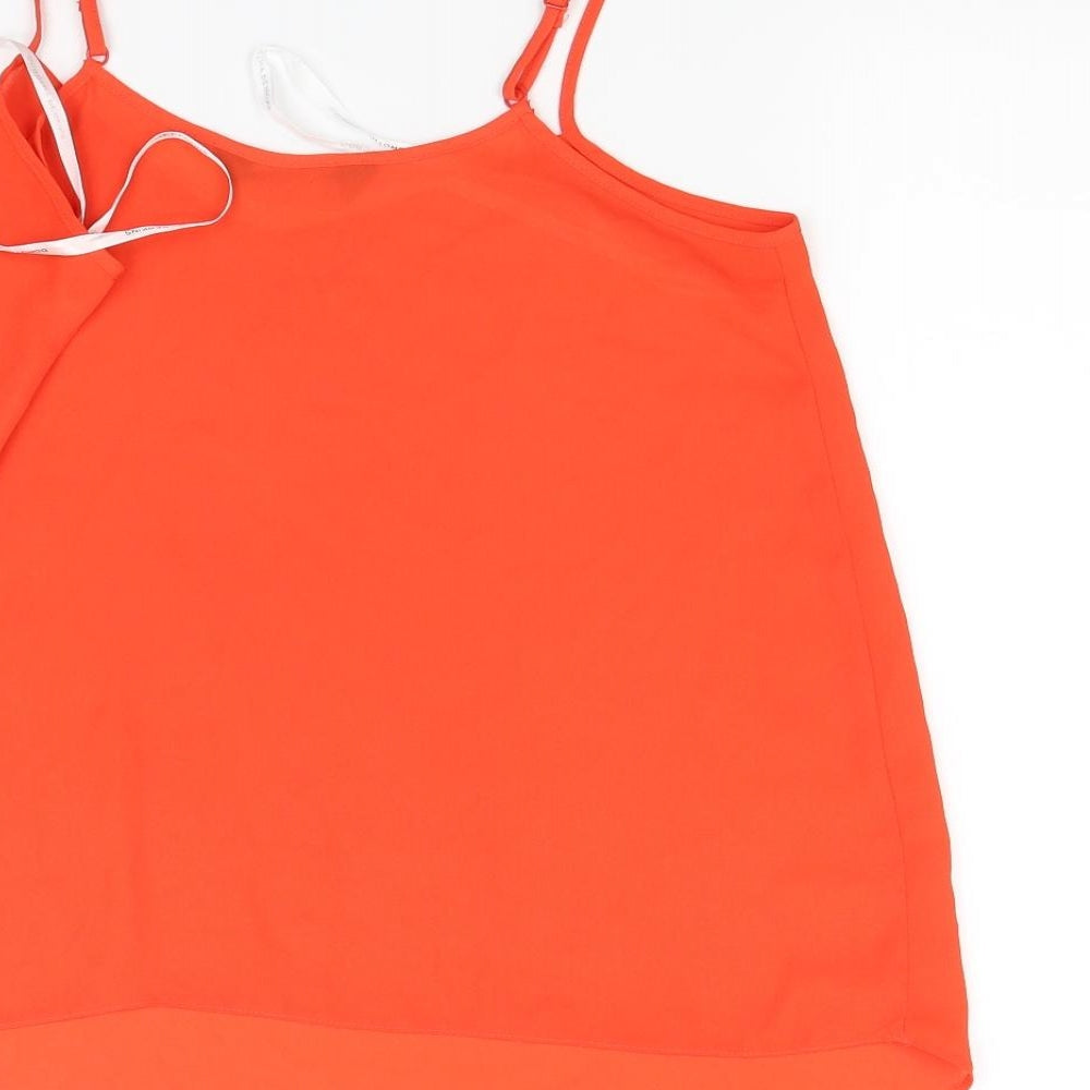 Dorothy Perkins Womens Red Camisole Blouse Size 10