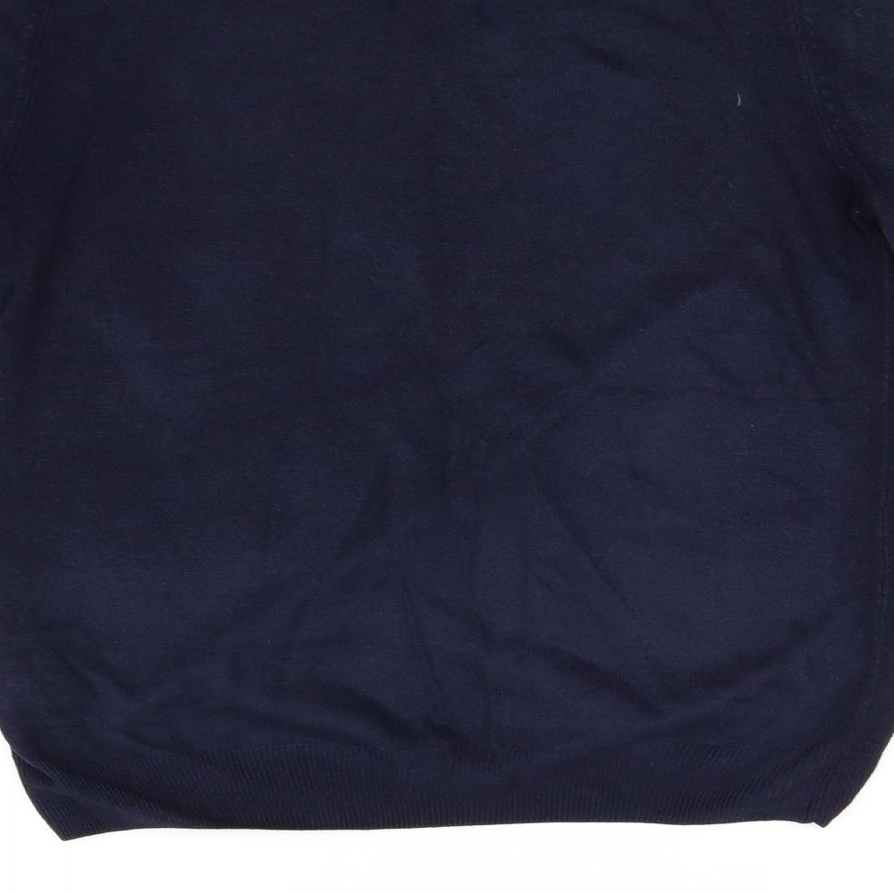 F&F Mens Blue Pullover Jumper Size S