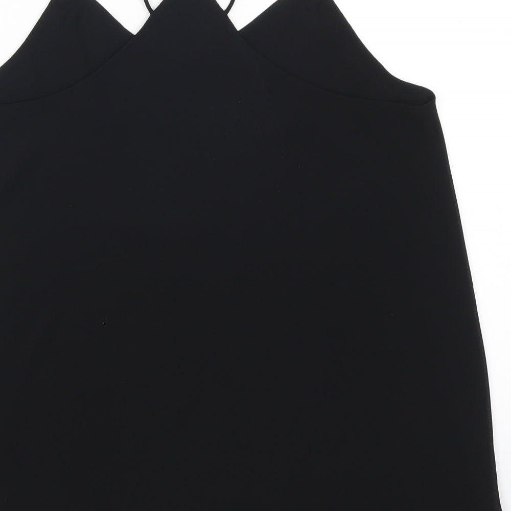 New Look Womens Black Basic Tank Size 10