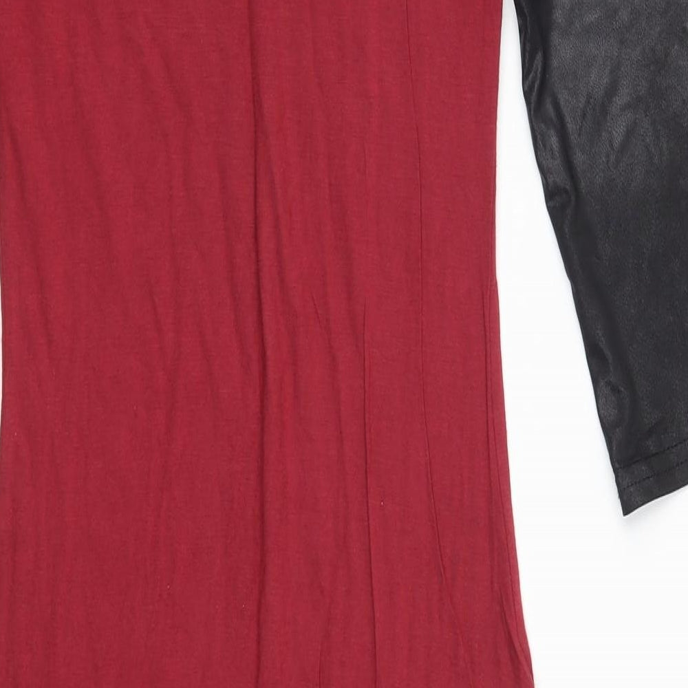 Atmosphere Womens Red T-Shirt Dress Size 10