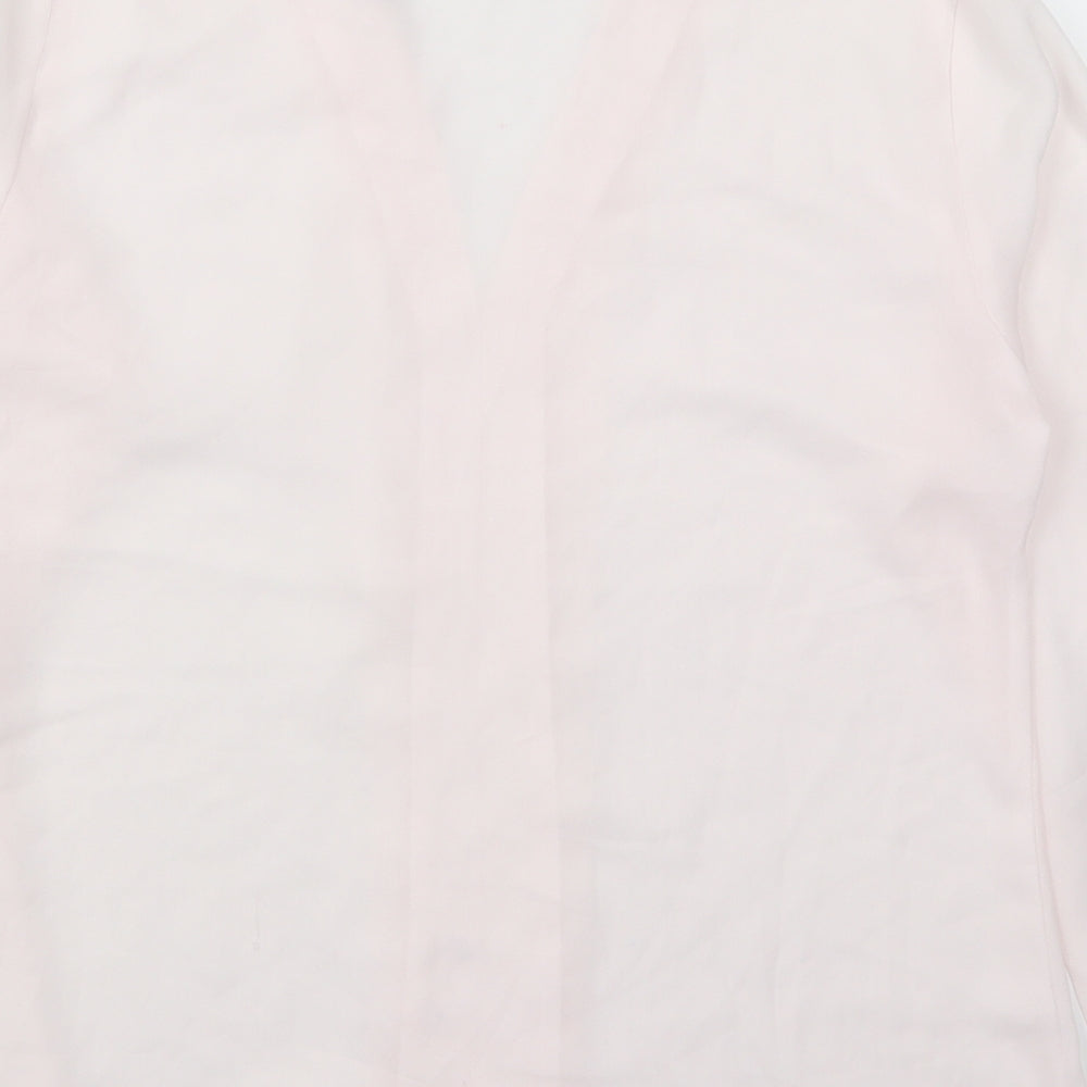 IVIVI Womens Pink Basic Blouse Size S
