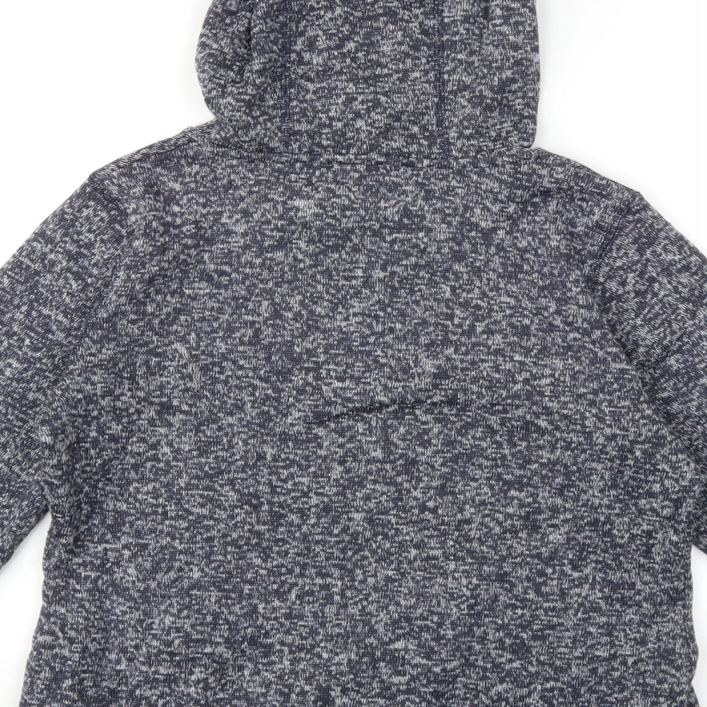 soulex Womens Blue Pullover Hoodie Size M
