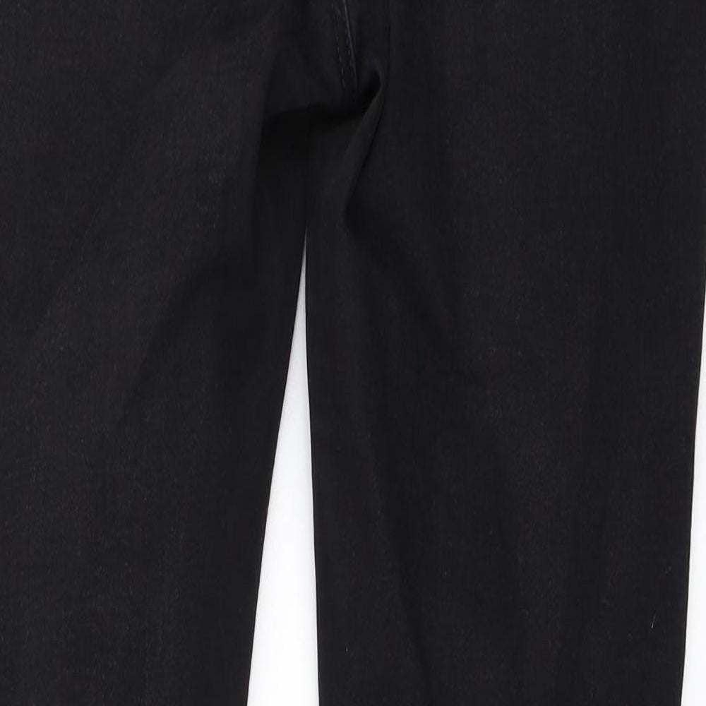 denim co Womens Black Straight Jeans Size 12 L26 in