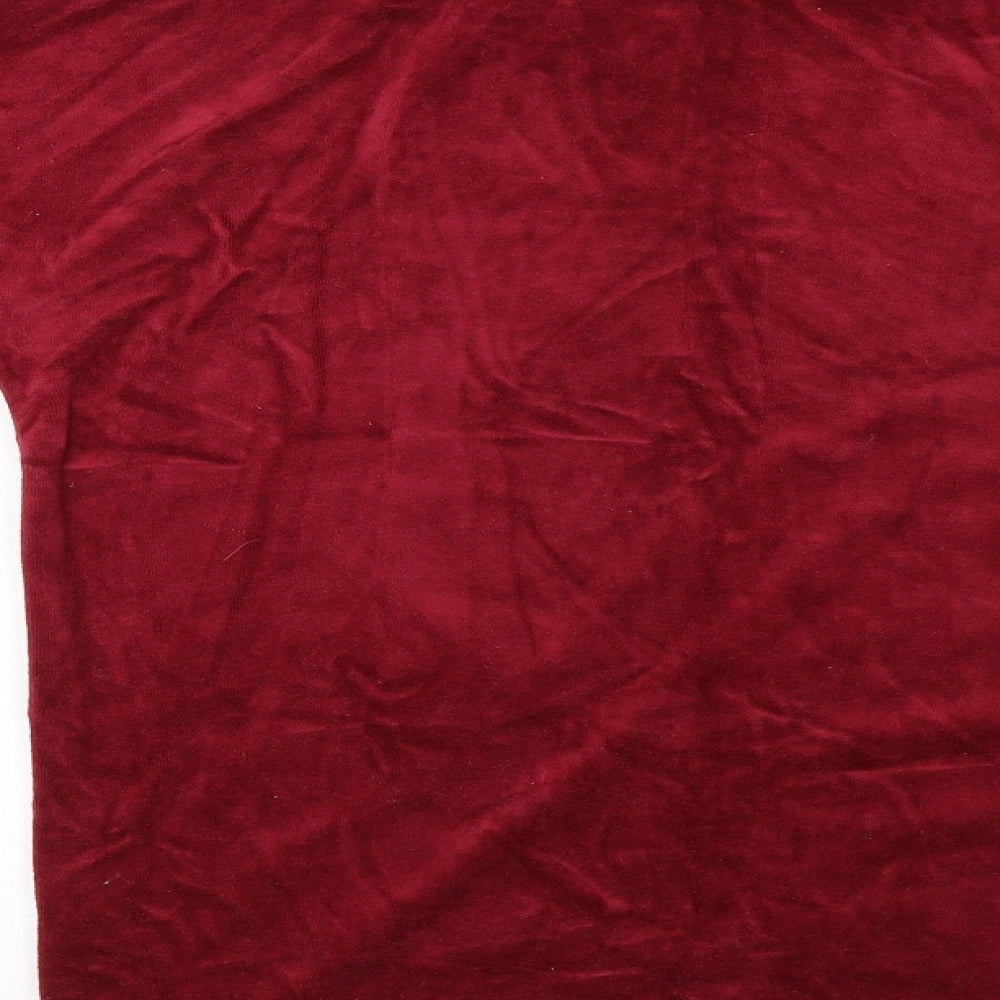 Chase Womens Red Pullover Jumper Size 12