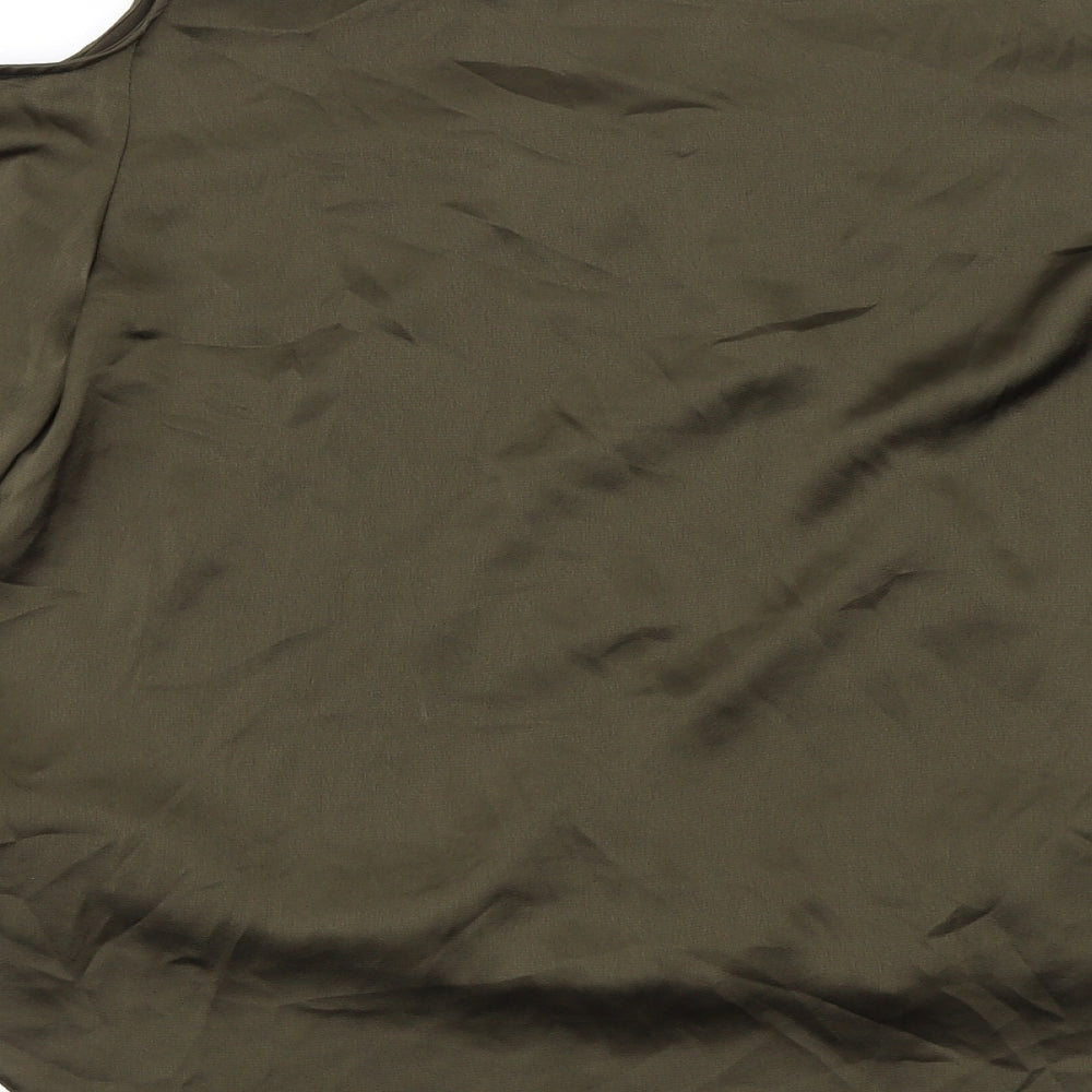 Star Womens Brown Basic Blouse Size 12