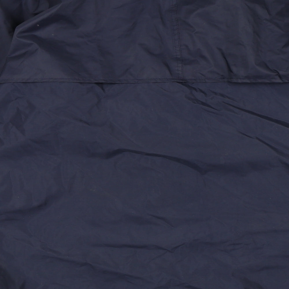 Blue Castle Mens Blue Rain Coat Coat Size S