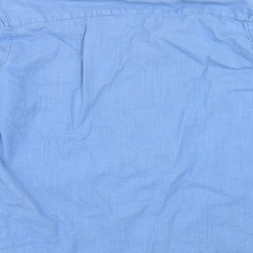 Twisted Soul Mens Blue Button-Up Size M