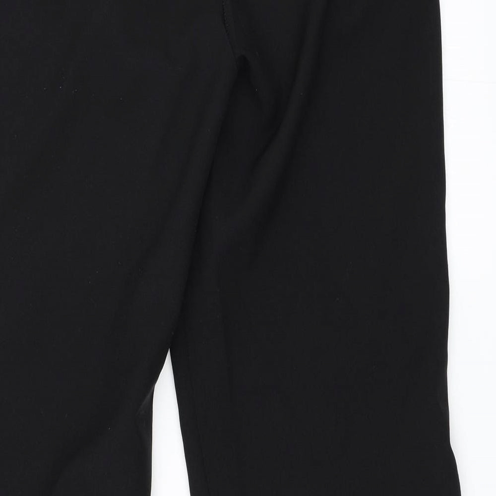 F&F Womens Black Trousers Size 12 L28 in