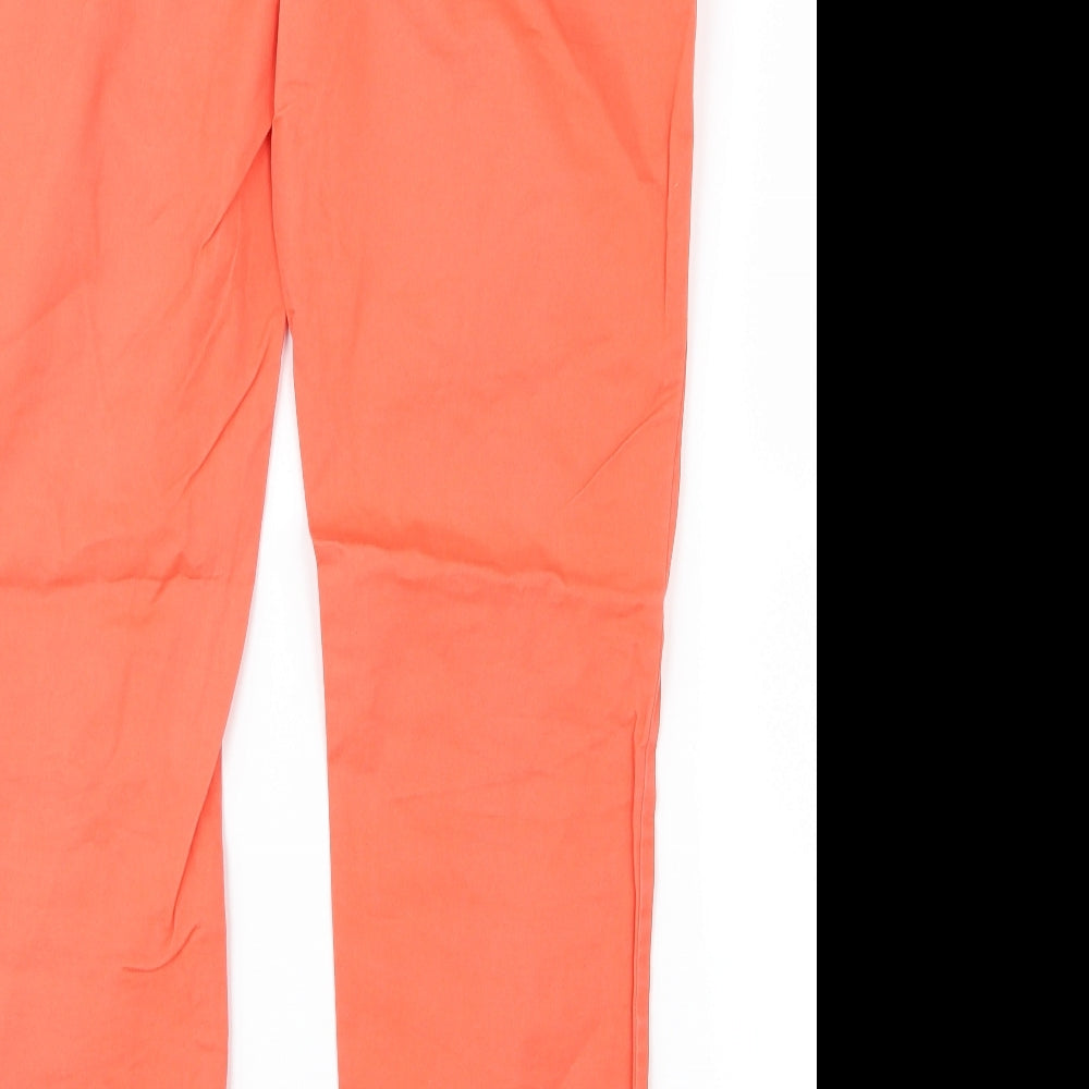 H&M Womens Pink Trousers Size 10 L30.5 in