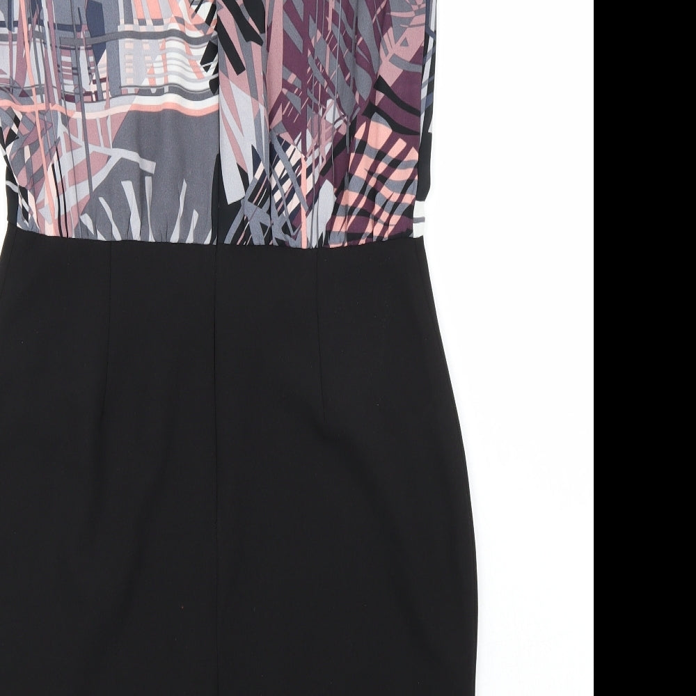 Papaya Womens Black Rayon A-Line Size 10