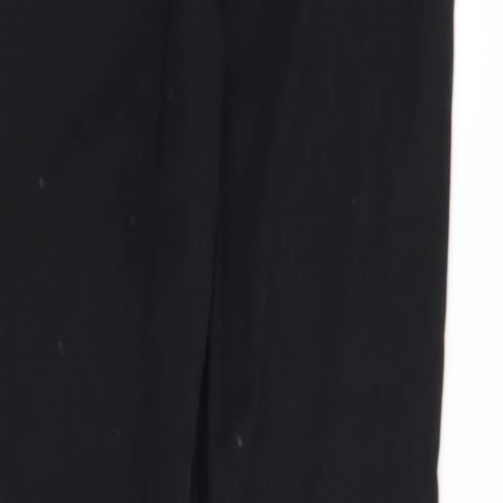 Marks and Spencer Womens Black Trousers Size 10 L26 in