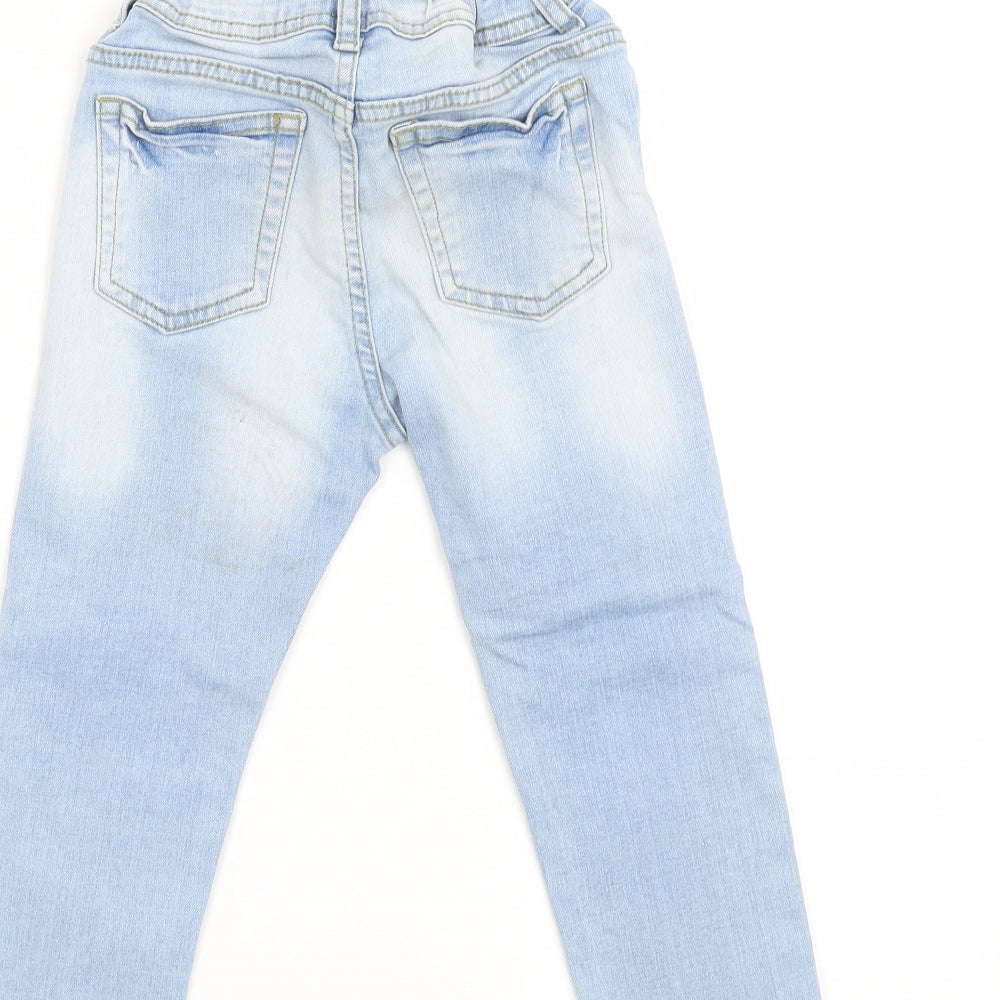 DENIM CO Girls Blue Straight Jeans Size 4-5 Years