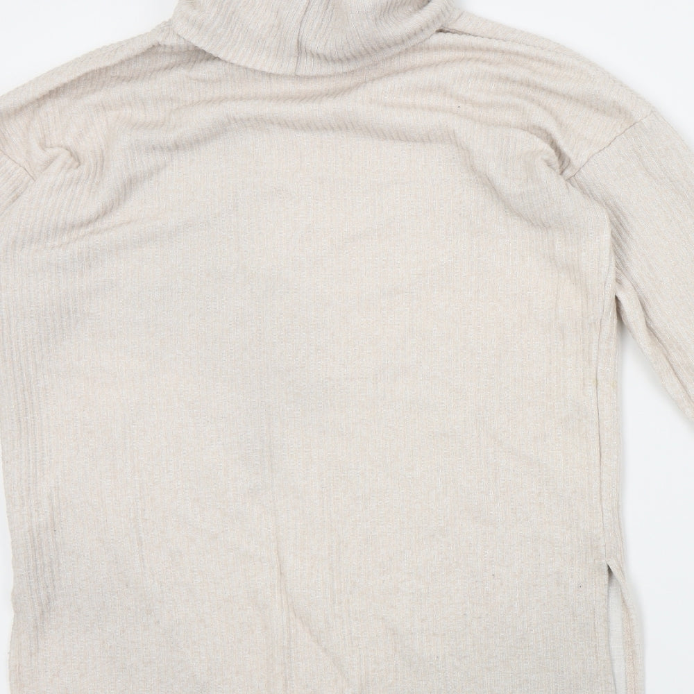 New Look Womens Beige Pullover Jumper Size S