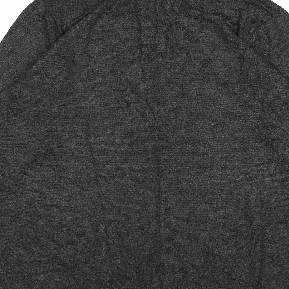 River Island Mens Grey Knit Pullover Jumper Size S