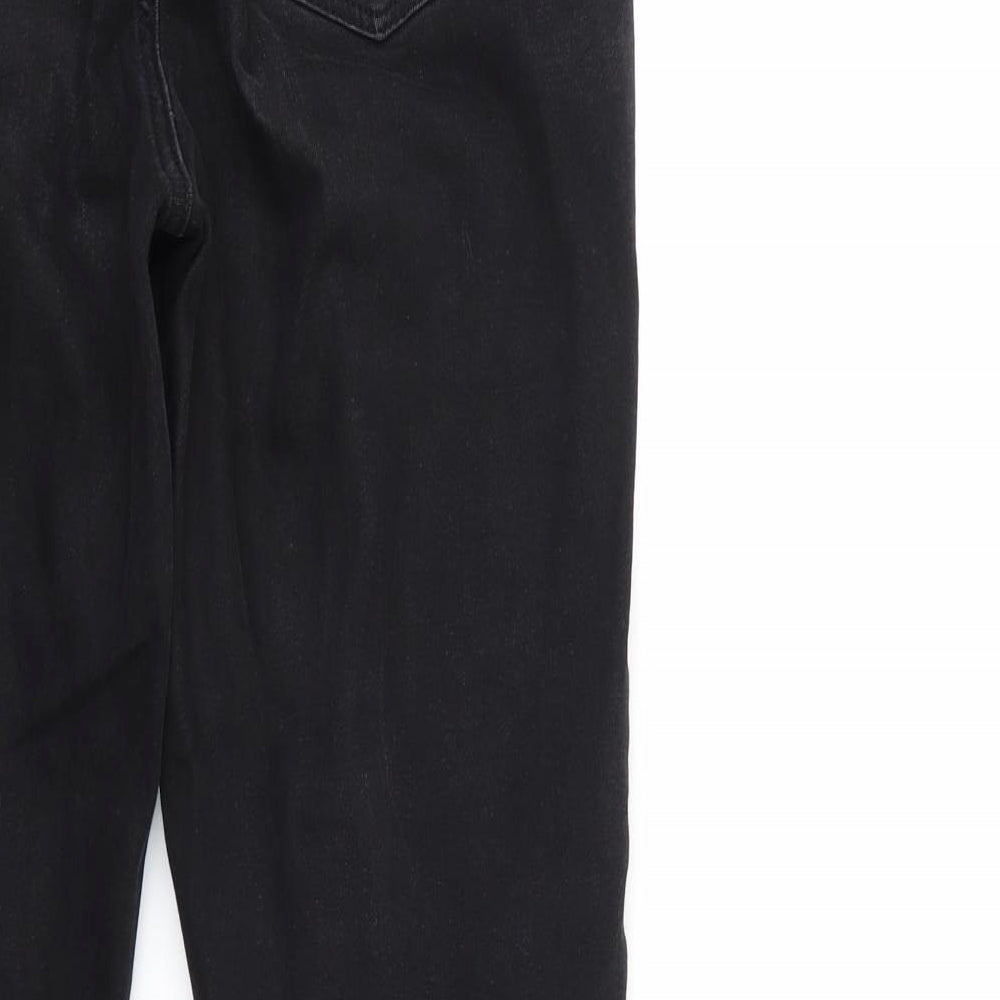 Taylor Womens Black Denim Straight Jeans Size 8 L28 in