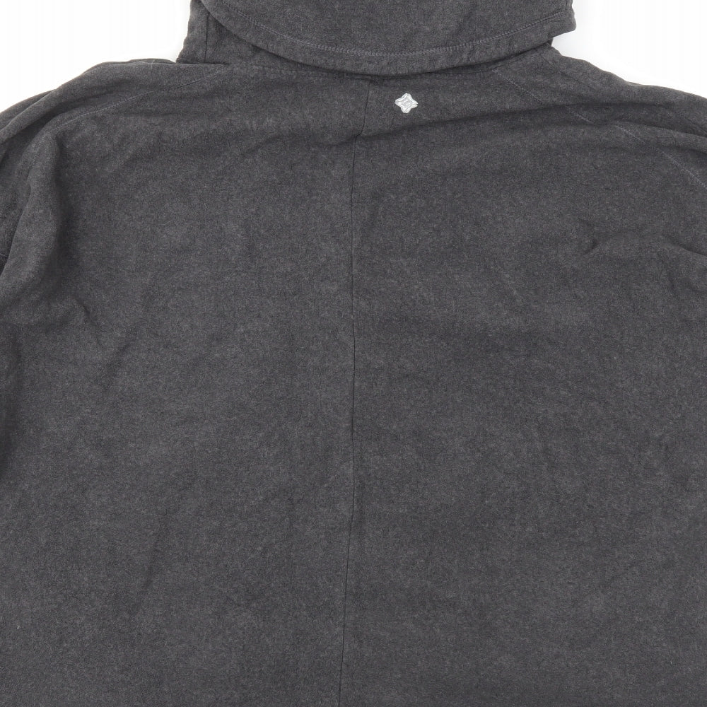 declathon Womens Grey Henley Jumper Size 2XL