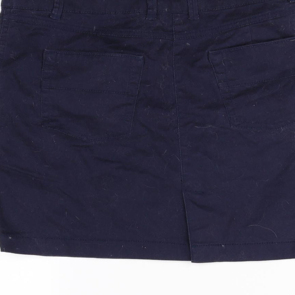 Casual Womens Blue Mini Skirt Size 8