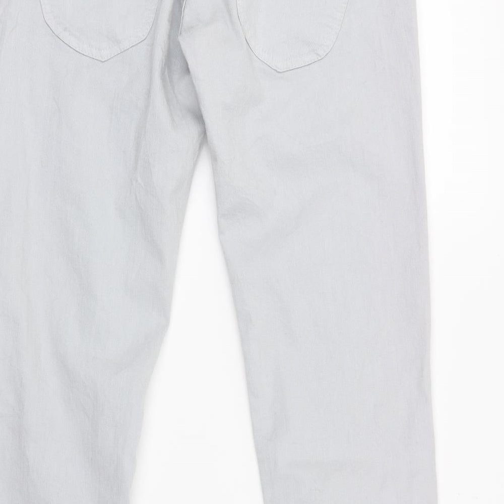 Stradivarius Womens Grey Denim Skinny Jeans Size 8
