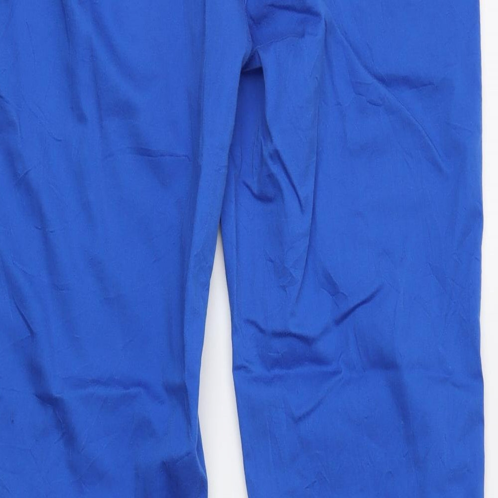 Melrose Womens Blue Trousers Size 14 L30 in