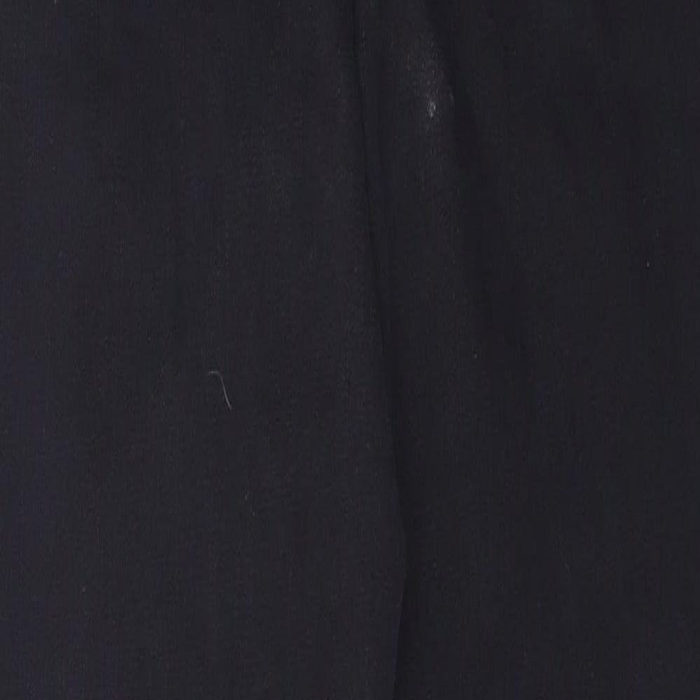 Preworn Womens Black Denim Skinny Jeans Size 8 L29 in - studded detail