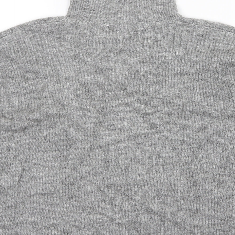 Divided Womens Grey Pullover Jumper Size S