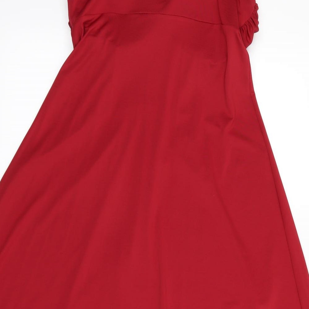 Star Womens Red A-Line Size 10