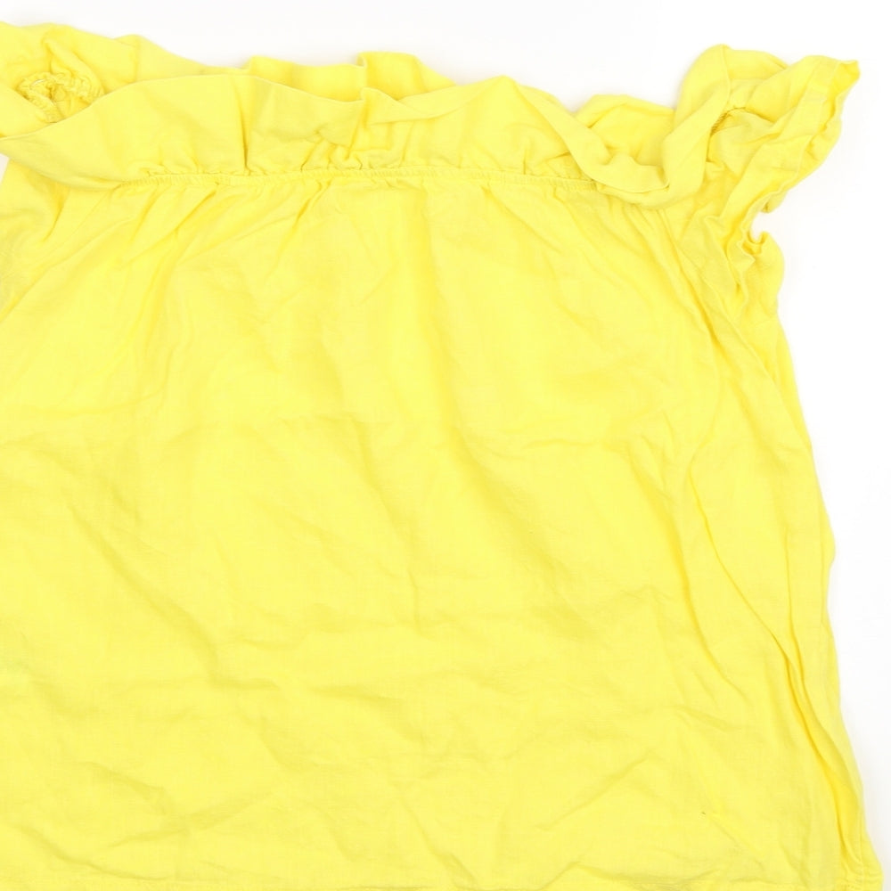 Le Redoute Womens Yellow Basic T-Shirt Size 10