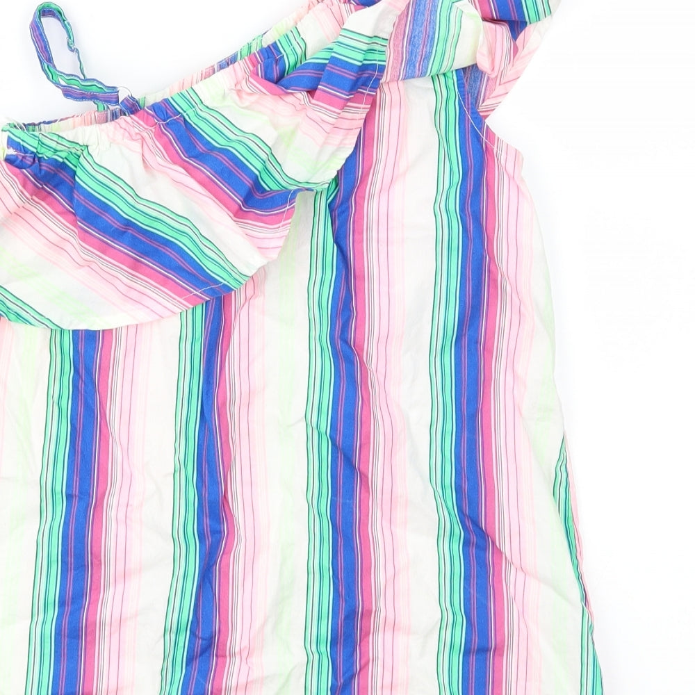 George Girls Multicoloured Striped Basic Blouse Size 11-12 Years