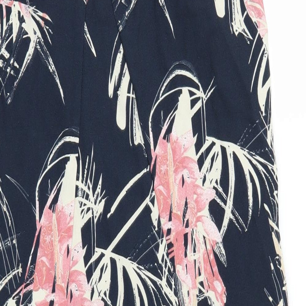 NEXT Womens Black Floral Mini Size 10