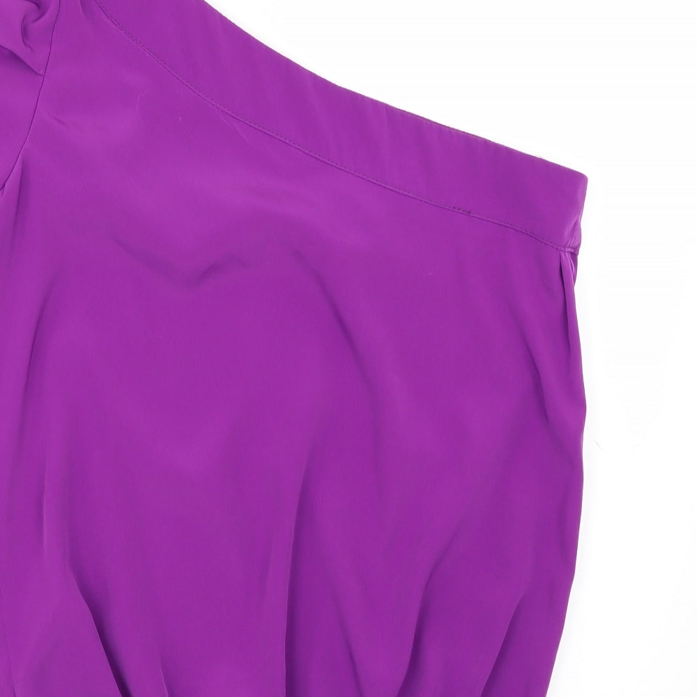 River Island Womens Purple Basic Blouse Size 10