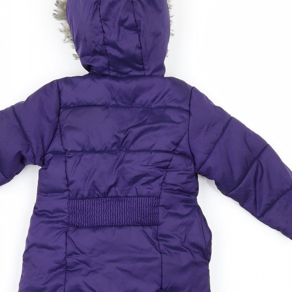 Mothercare Girls Purple Jacket Size 9-12 Months