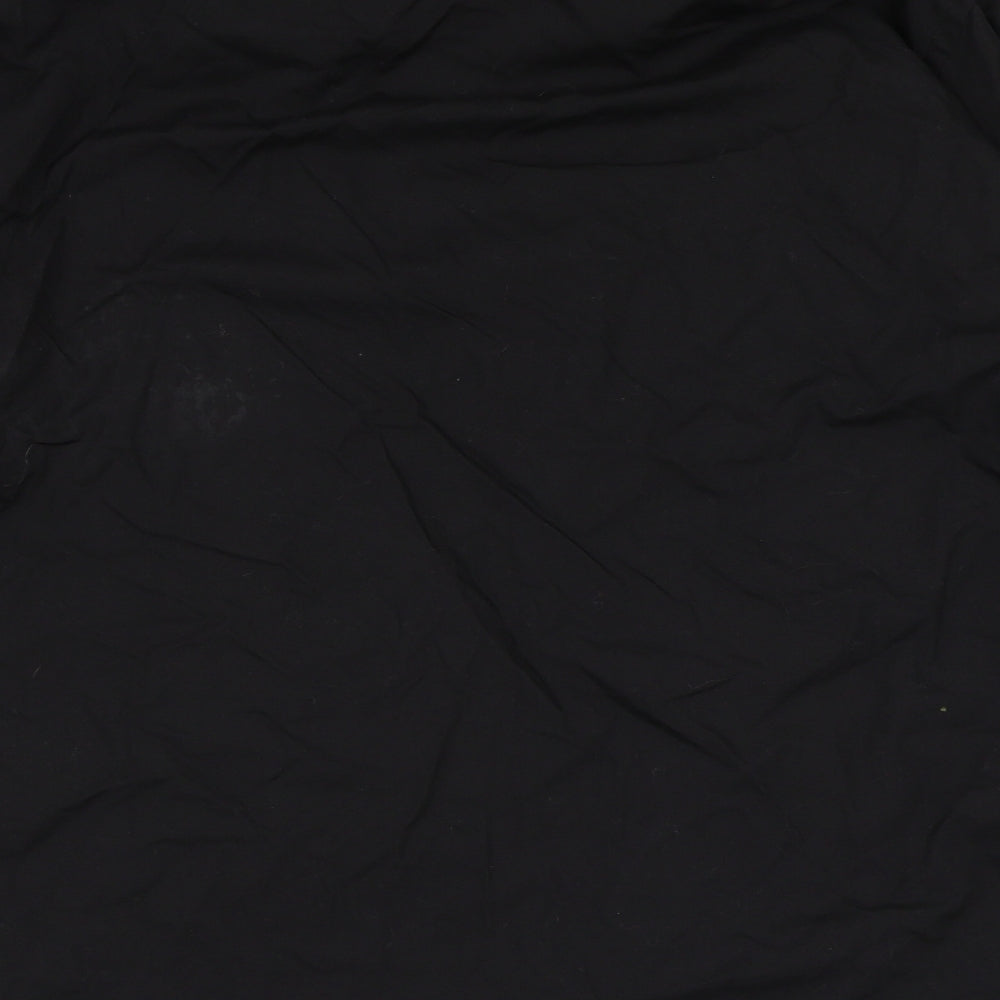 Savatini Mens Black Button-Up One Size