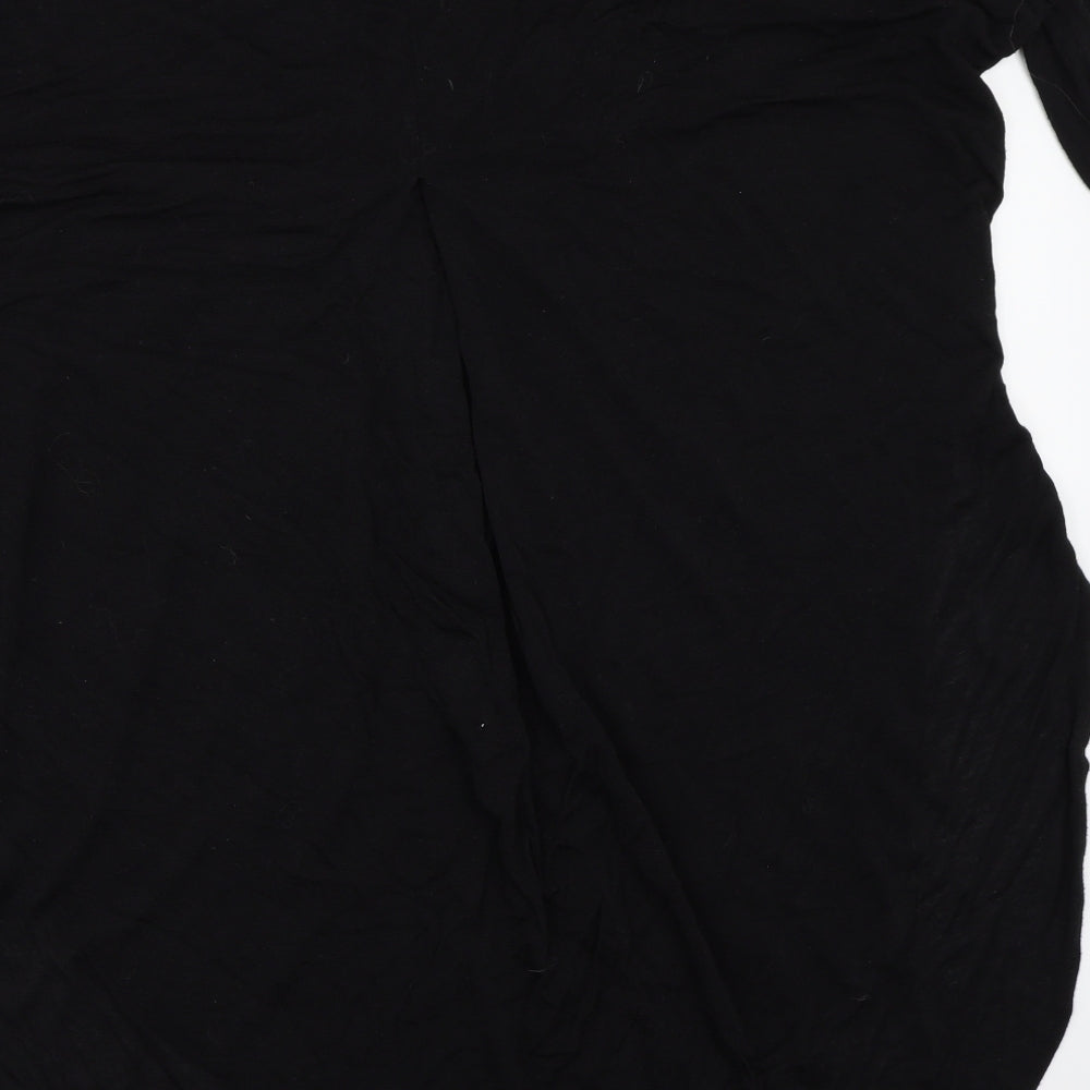 River Island Womens Black Basic T-Shirt Size 8