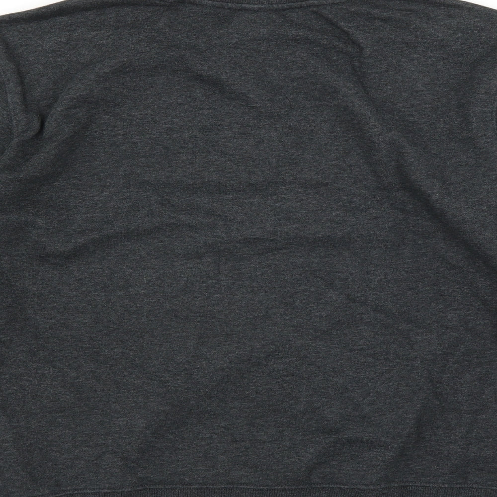 gmyg Womens Grey Pullover Sweatshirt Size S