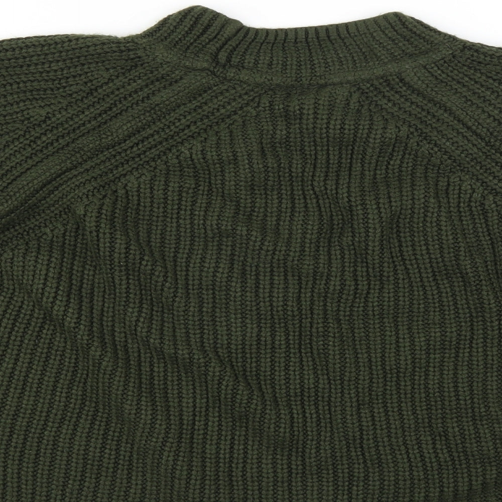 Topshop Womens Green Pullover Jumper Size 6